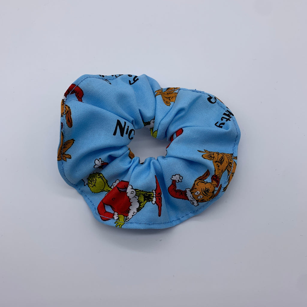 The Grinch Scrunchie - Christmas Scrunchies