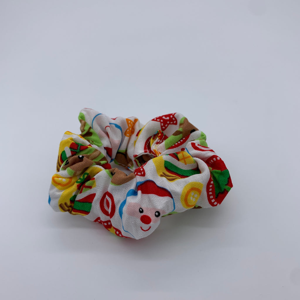 Christmas Baubles Scrunchie - Christmas Scrunchies