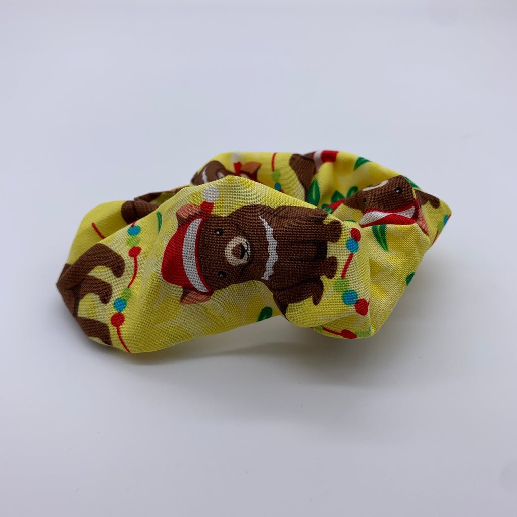 Tasmanian Devil Scrunchie - Christmas Scrunchies - Tassie Devil Scrunchie