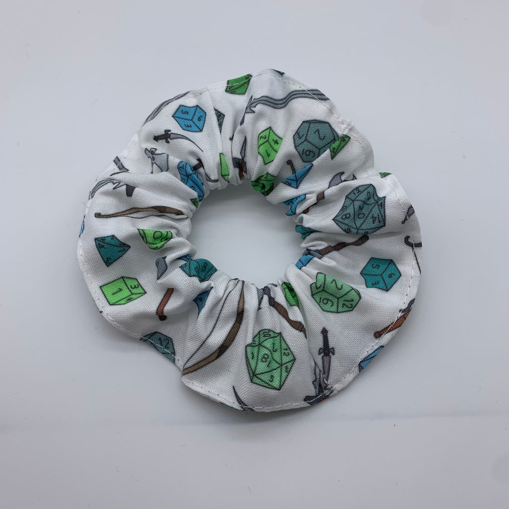 Dungeons And Dragons Scrunchie - D & D Scrunchie