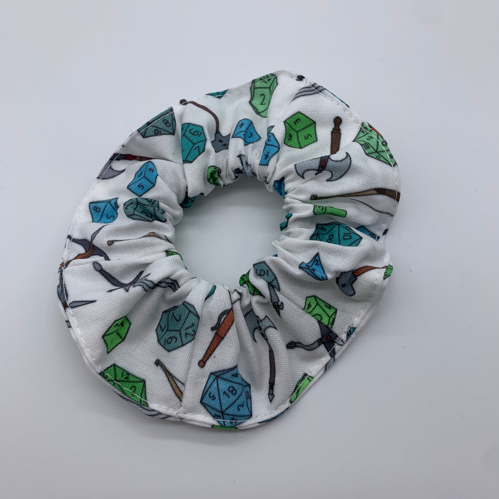 Dungeons And Dragons Scrunchie - D & D Scrunchie