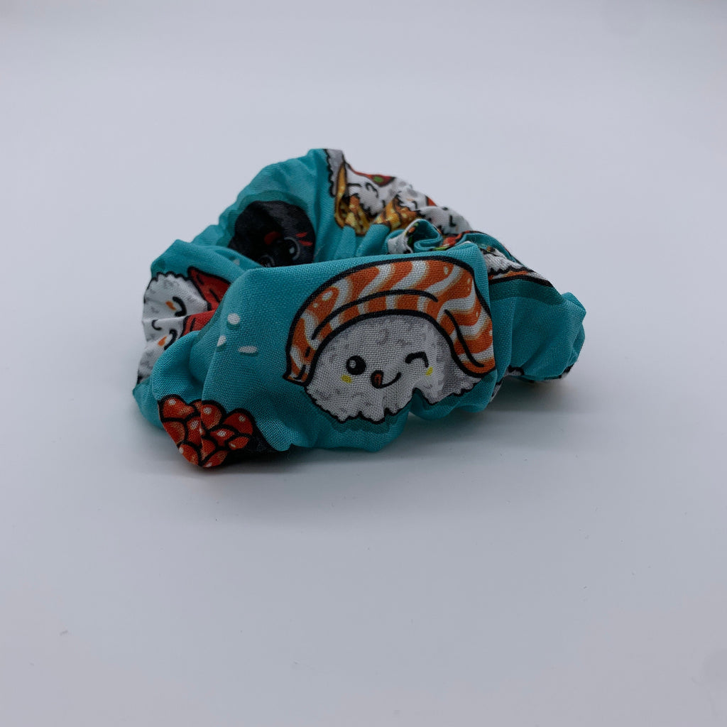 Sushi Scrunchie - Sushi Train Scrunchies - Kawaii Scrunchie