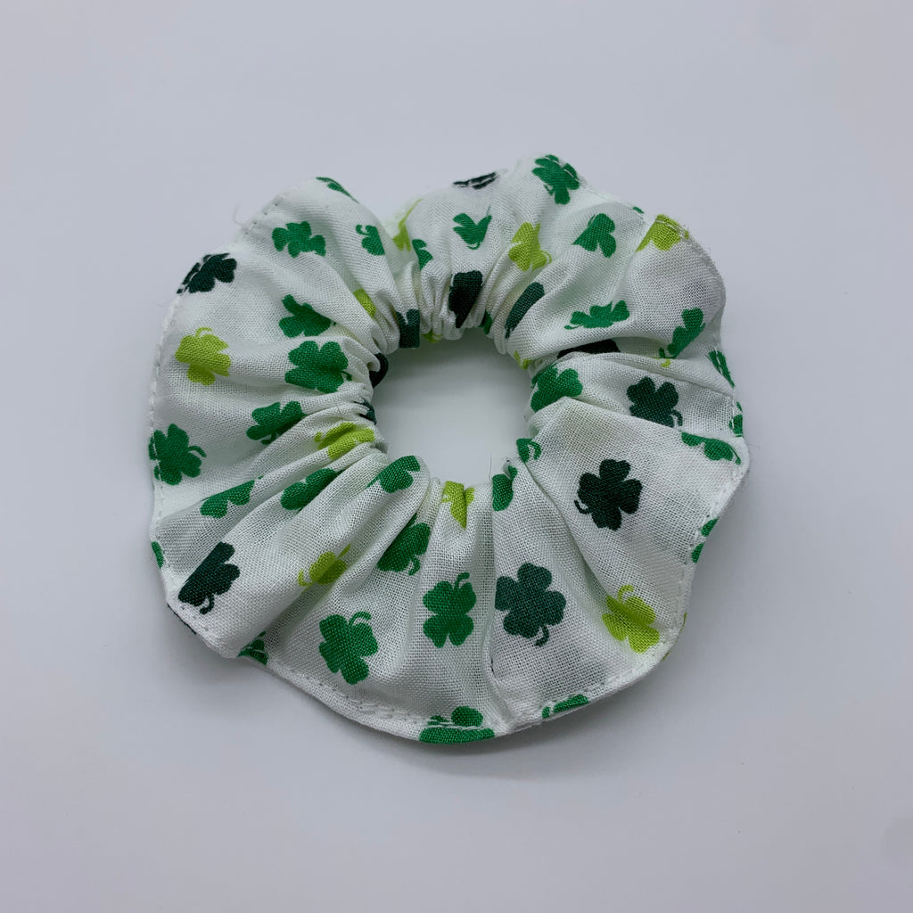 Four Leaf Clover Scrunchie - 4 Leaf Clover Scrunchies