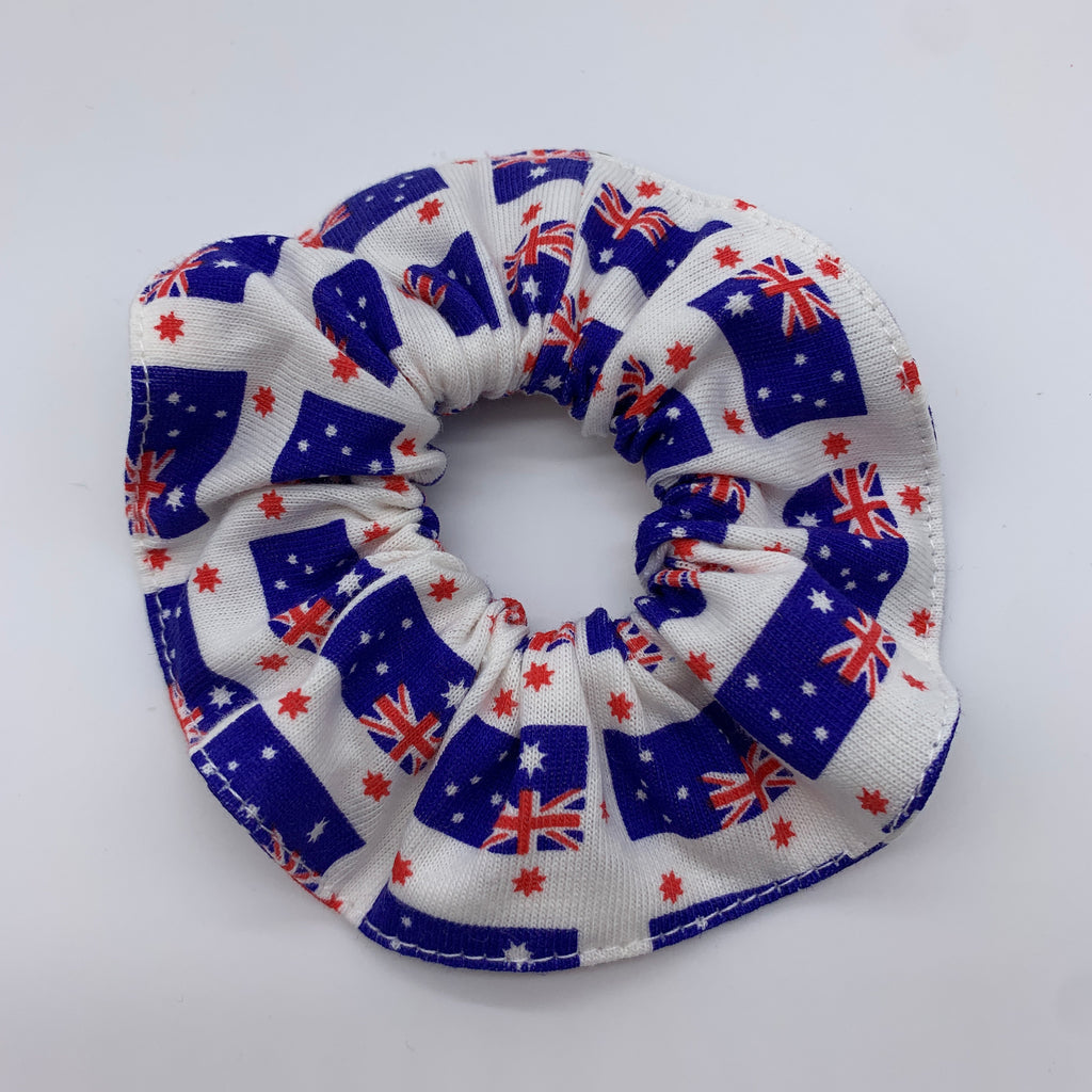 Australian Flag Scrunchie - Aussie Scrunchies - Australiana Scrunchie