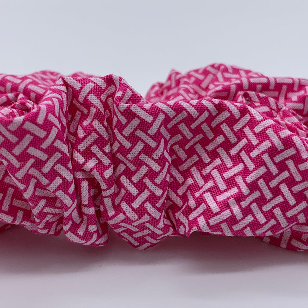 Pink Scrunchie - Bright Pink Scrunchies