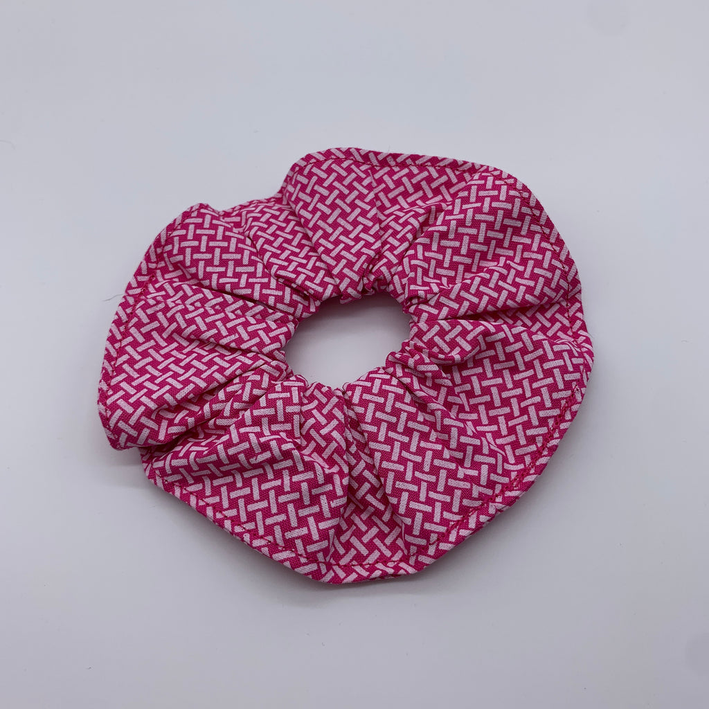 Pink Scrunchie - Bright Pink Scrunchies