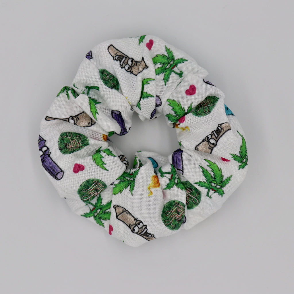 Weed Scrunchie - Marijuana Scrunchie - Bong Scrunchie